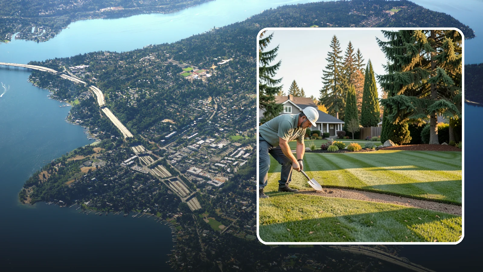 Slice Seeding in Mercer Island, King County, WA - Repair thin or bare turf with slice seeding that cuts seed directly into the soil for superior germination.