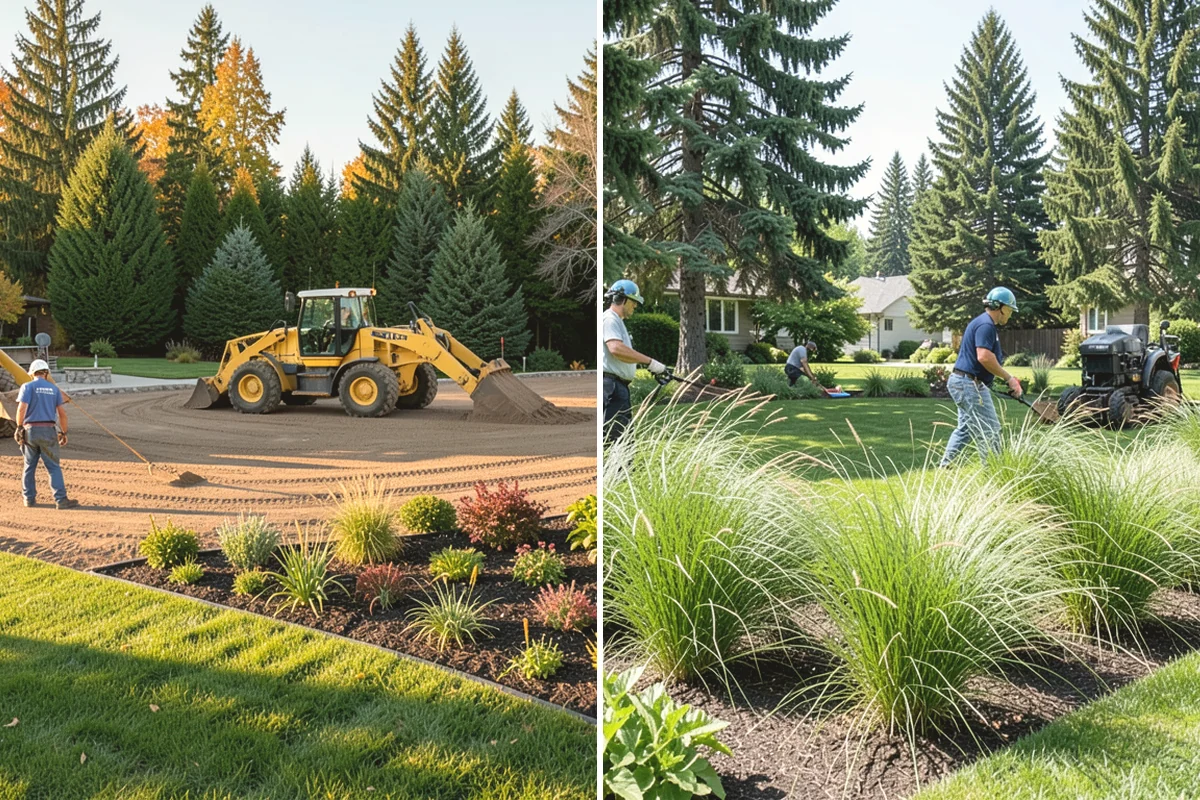 Slice Seeding in Mill Creek, Snohomish County, WA - Mow low and clear debris to expose the soil surface