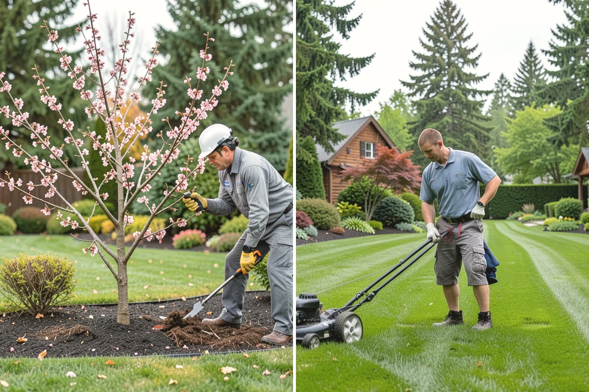 Slice Seeding in Oak Harbor, Island County, WA - Mow low and clear debris to expose the soil surface