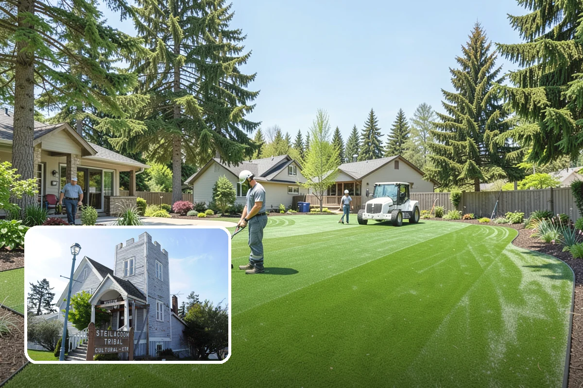 Slice Seeding in Steilacoom, Pierce County, WA - Direct seed-to-soil contact for higher germination