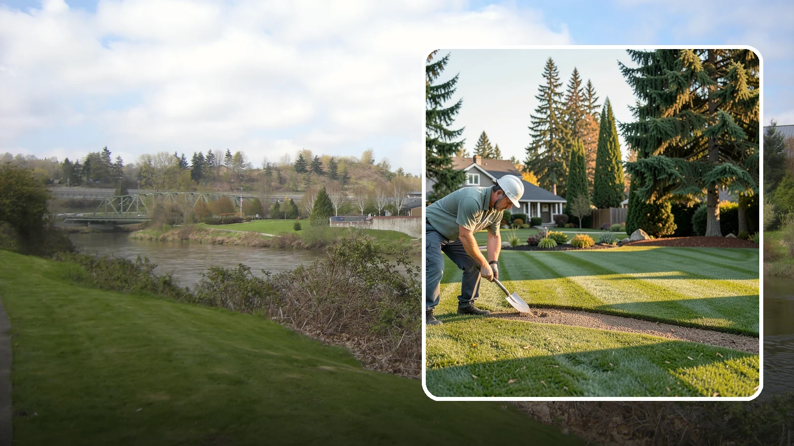 Slice Seeding in Tukwila, King County, WA - Repair thin or bare turf with slice seeding that cuts seed directly into the soil for superior germination.