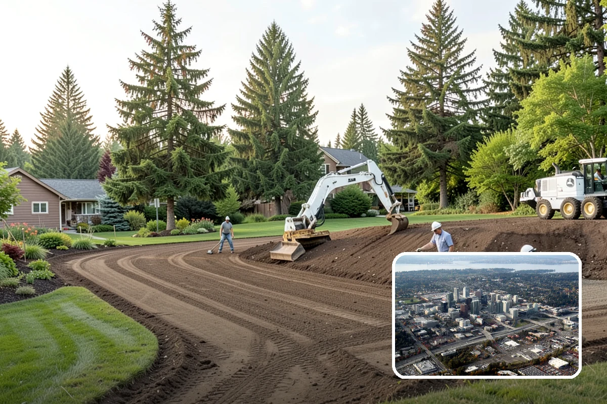 Slope Stabilization in Bellevue, King County, WA - Secures hillsides against sliding