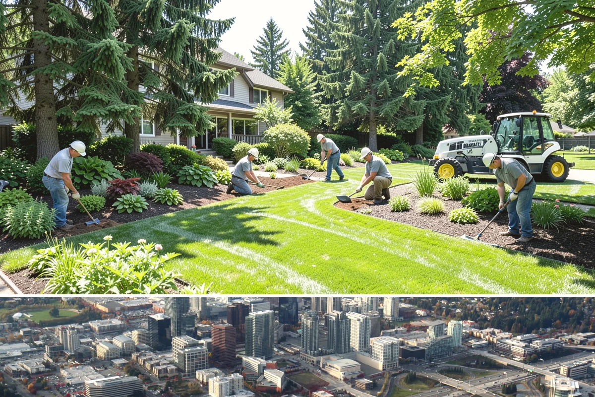 Slope Stabilization in Bellevue, King County, WA - Best done spring through fall.