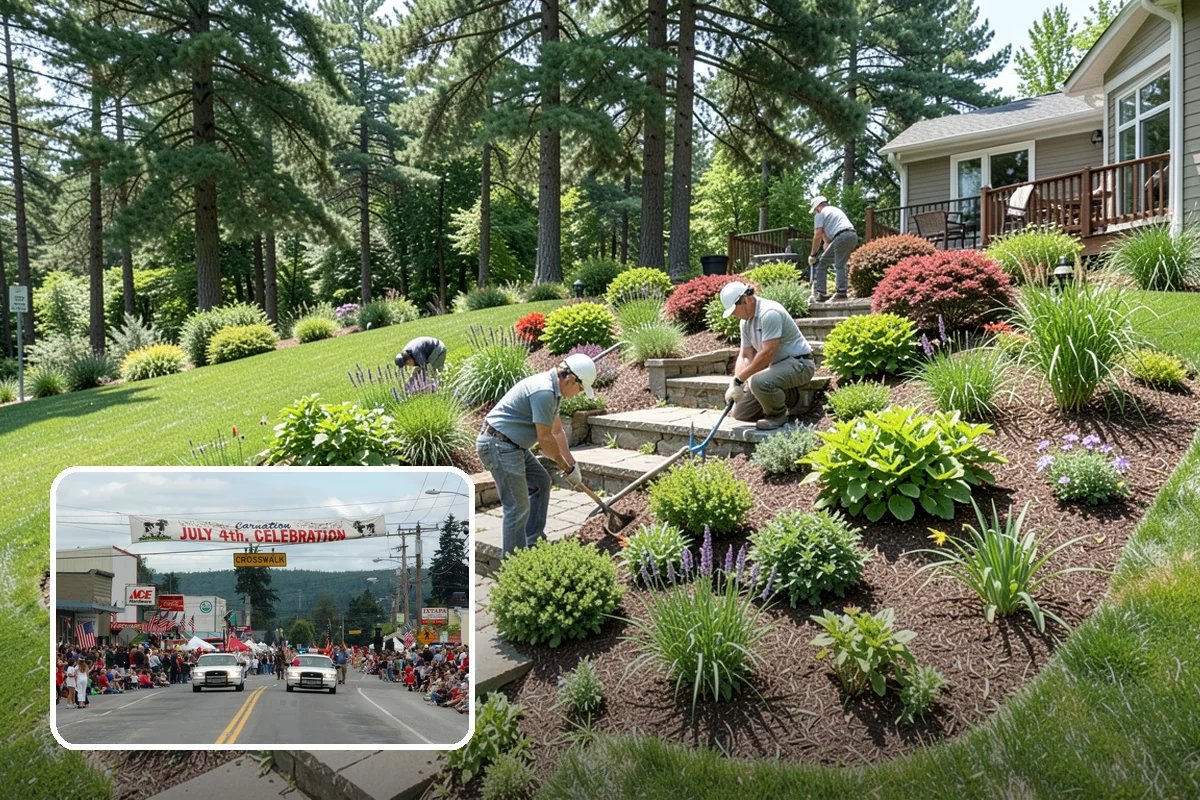 Slope Stabilization in Carnation, King County, WA - Secures hillsides against sliding
