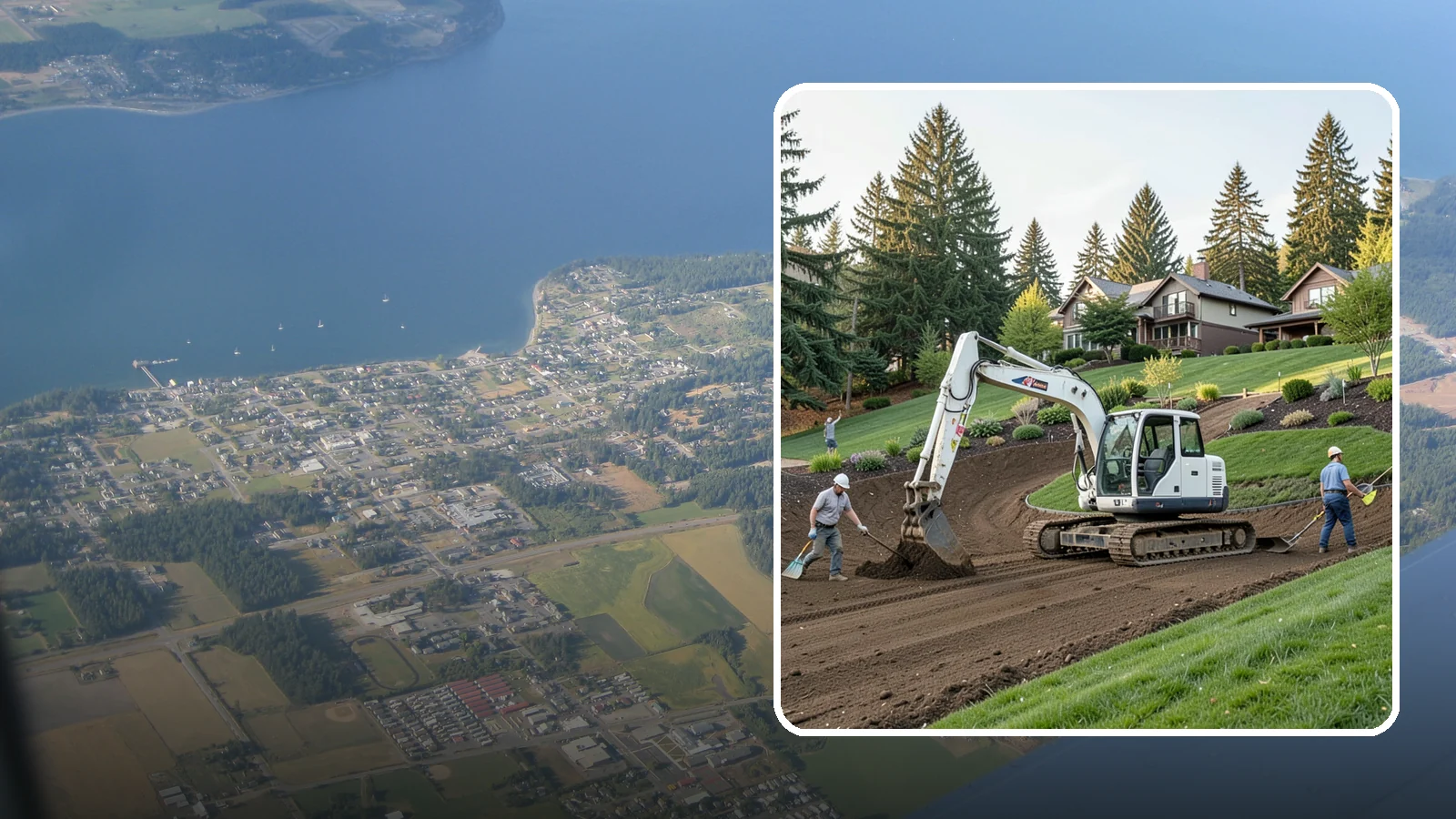 Slope Stabilization in Coupeville, Island County, WA - Engineered slope stabilization that secures hillsides against sliding, erosion, and failure.