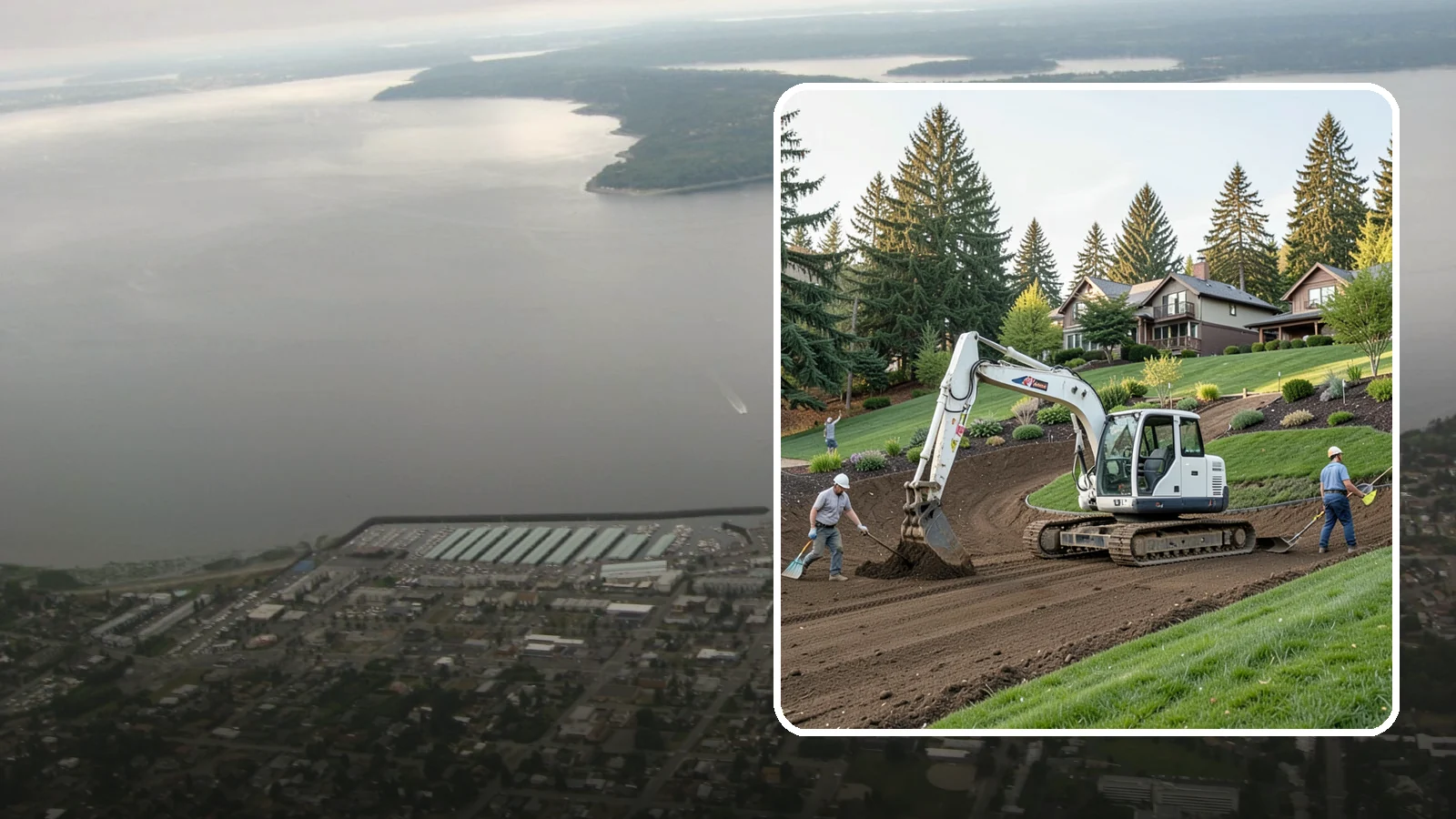 Slope Stabilization in Des Moines, King County, WA - Engineered slope stabilization that secures hillsides against sliding, erosion, and failure.