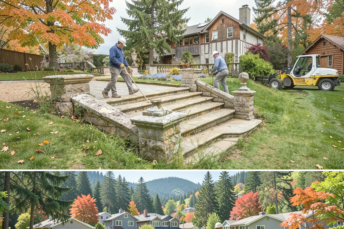 Slope Stabilization in Fircrest, Pierce County, WA - Best done spring through fall.