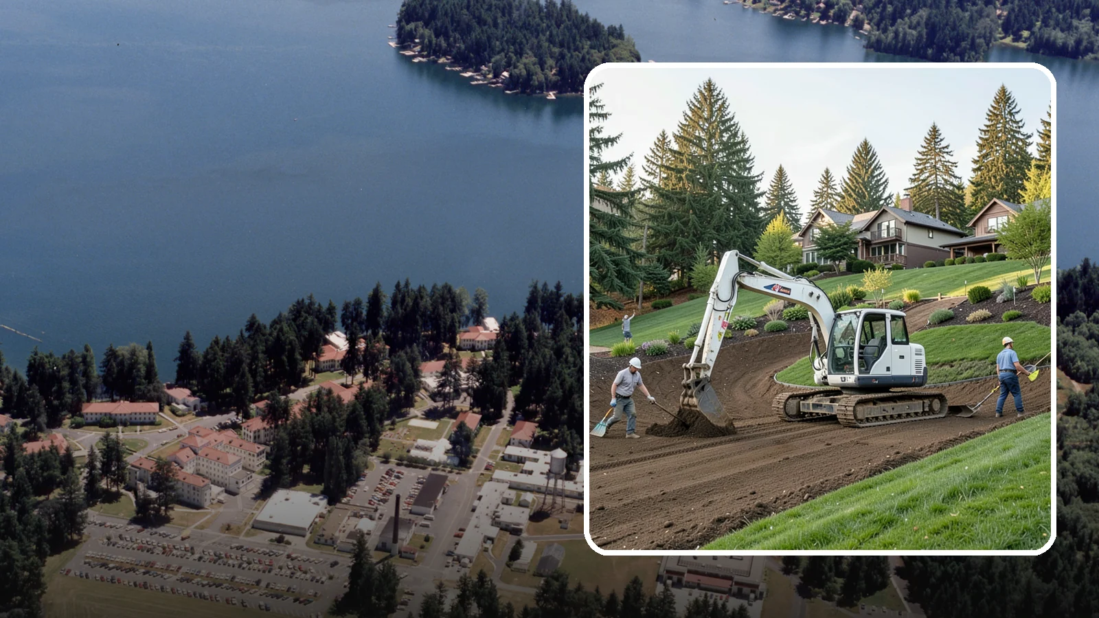 Slope Stabilization in Lakewood, Pierce County, WA - Engineered slope stabilization that secures hillsides against sliding, erosion, and failure.