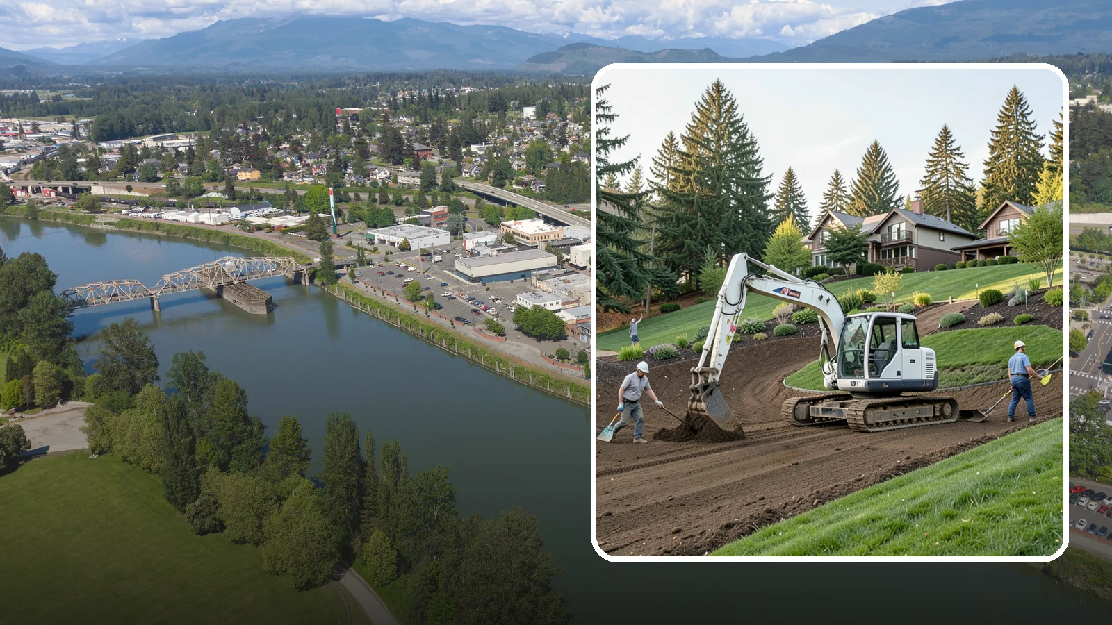 Slope Stabilization in Mount Vernon, Skagit County, WA - Engineered slope stabilization that secures hillsides against sliding, erosion, and failure.