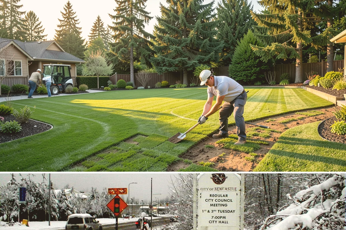 Slope Stabilization in Newcastle, King County, WA - Best done spring through fall.