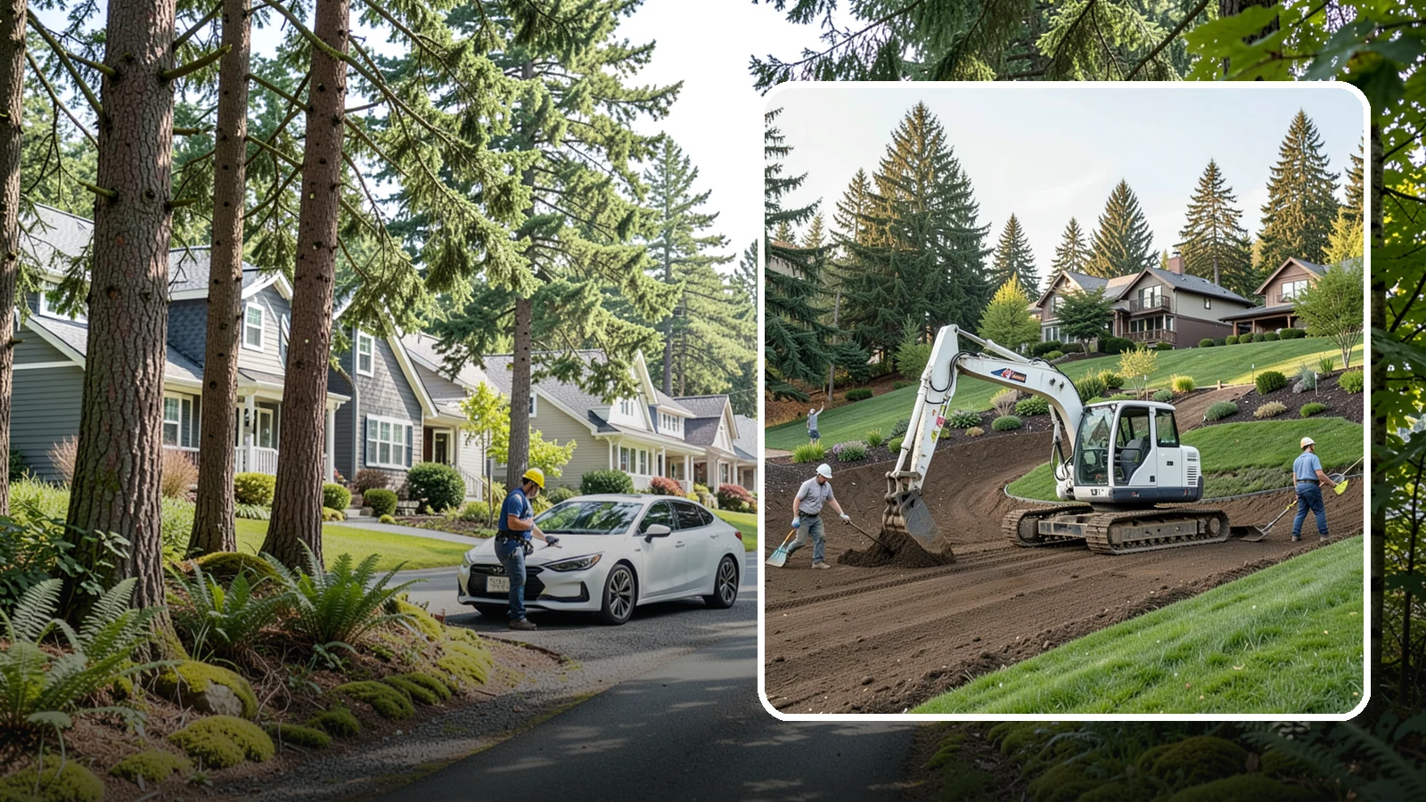 Slope Stabilization in Normandy Park, King County, WA - Engineered slope stabilization that secures hillsides against sliding, erosion, and failure.