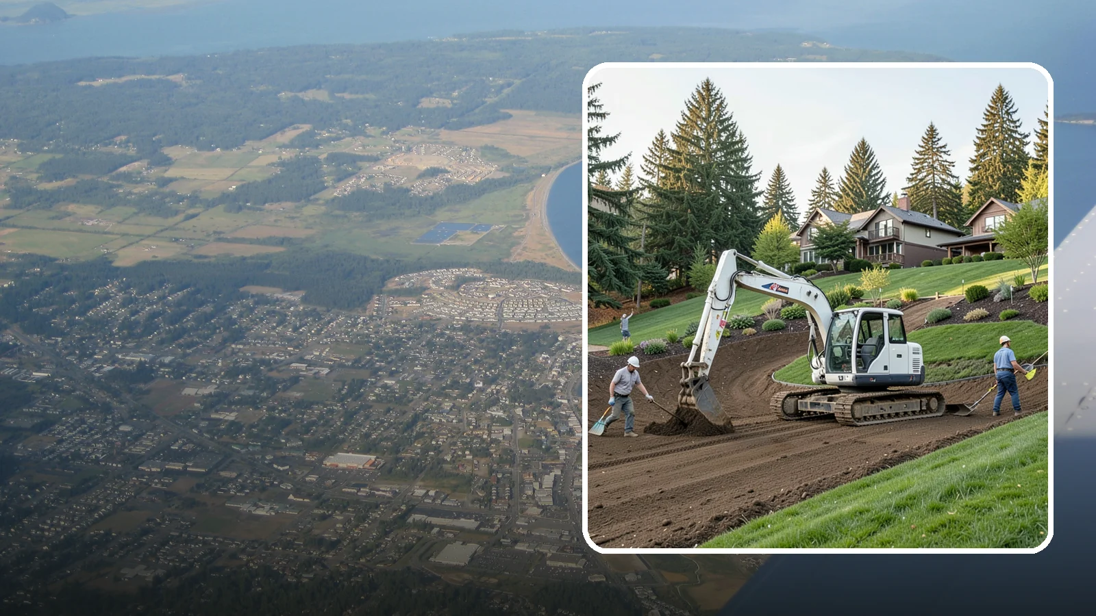 Slope Stabilization in Oak Harbor, Island County, WA - Engineered slope stabilization that secures hillsides against sliding, erosion, and failure.