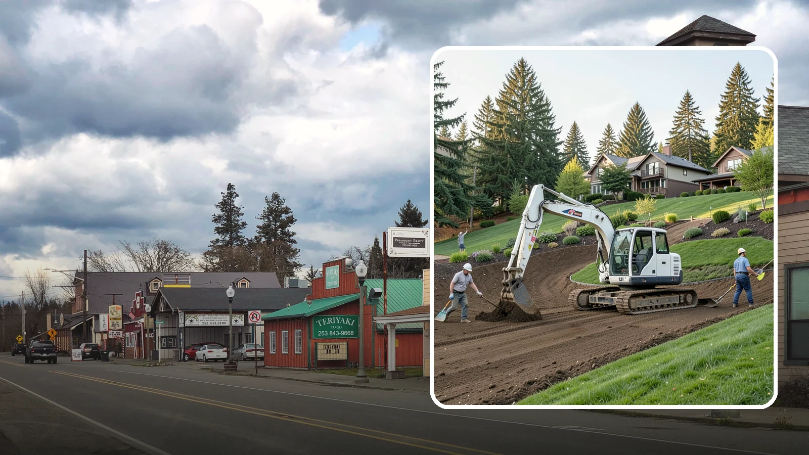 Slope Stabilization in Roy, Pierce County, WA - Engineered slope stabilization that secures hillsides against sliding, erosion, and failure.