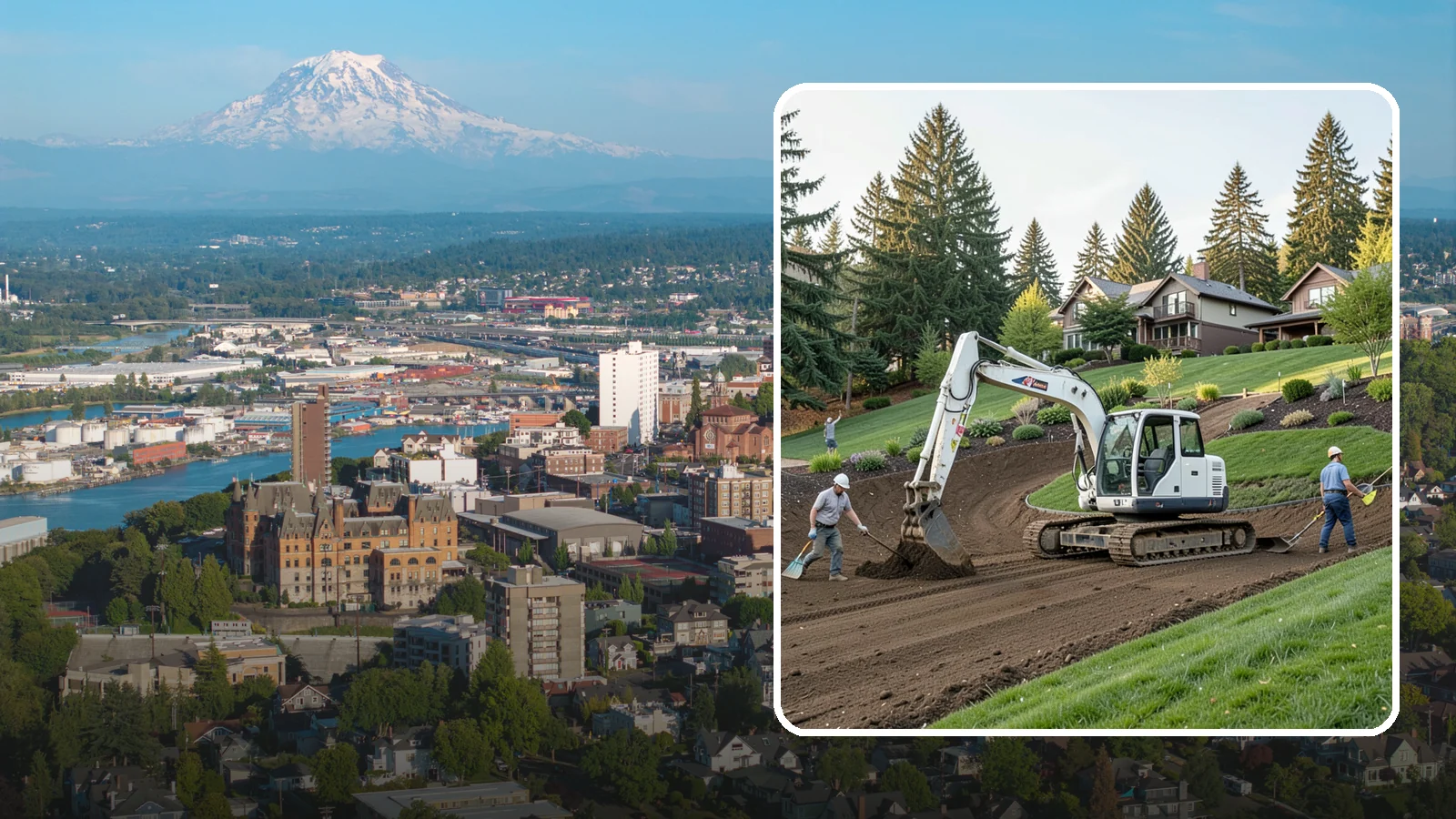 Slope Stabilization in Tacoma, Pierce County, WA - Engineered slope stabilization that secures hillsides against sliding, erosion, and failure.