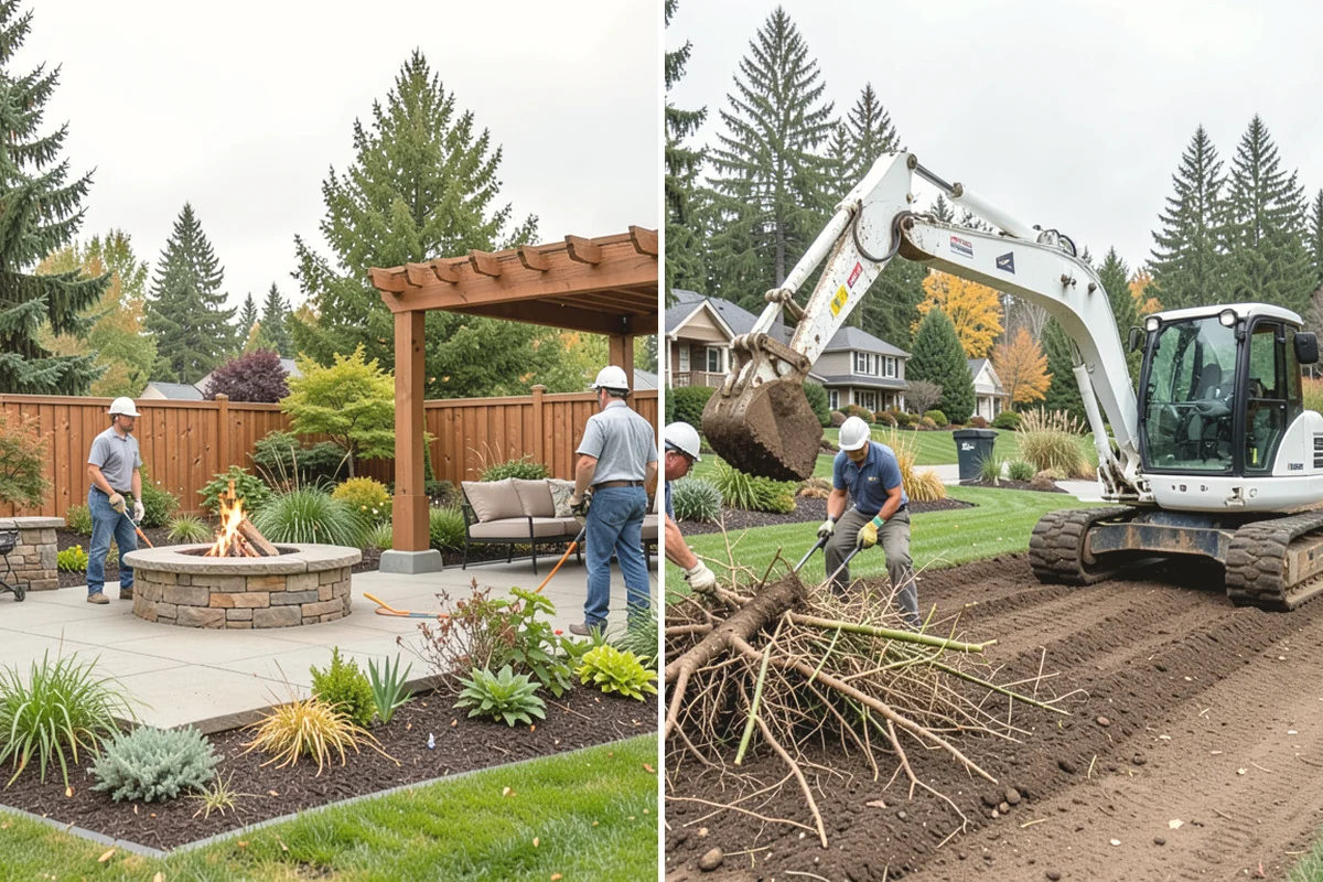 Small Tree Removal in Anacortes, Skagit County, WA - Assess the tree, lean, and surrounding hazards