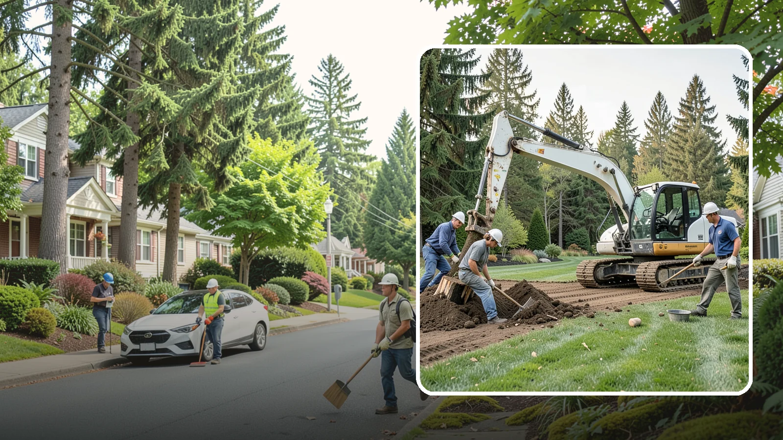Small Tree Removal in Beaux Arts Village, King County, WA - Safe removal of small trees and saplings, including stump grubbing and full cleanup.