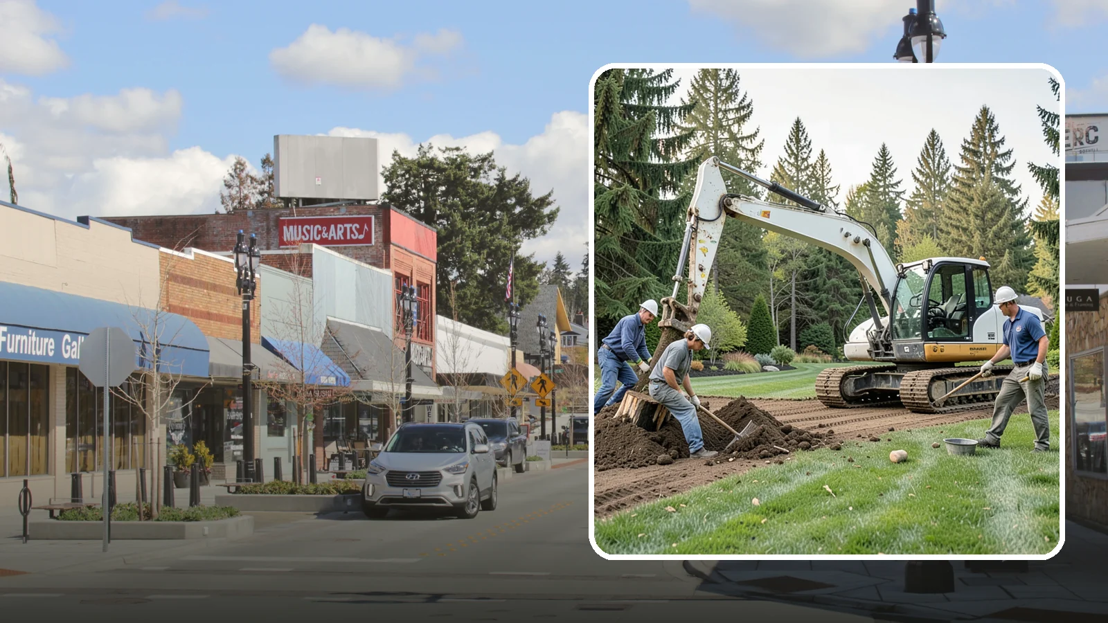 Small Tree Removal in Bothell, King County, WA - Safe removal of small trees and saplings, including stump grubbing and full cleanup.