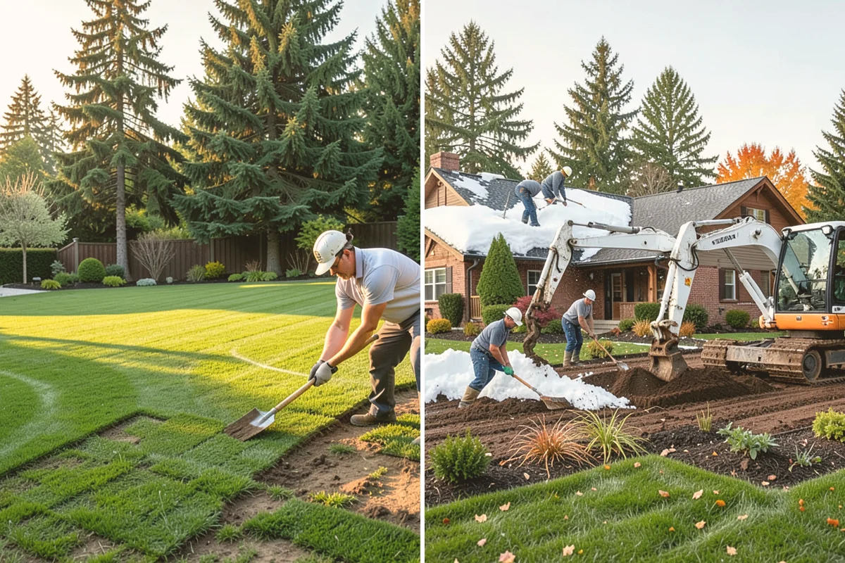 Small Tree Removal in Bothell, King County, WA - Assess the tree, lean, and surrounding hazards