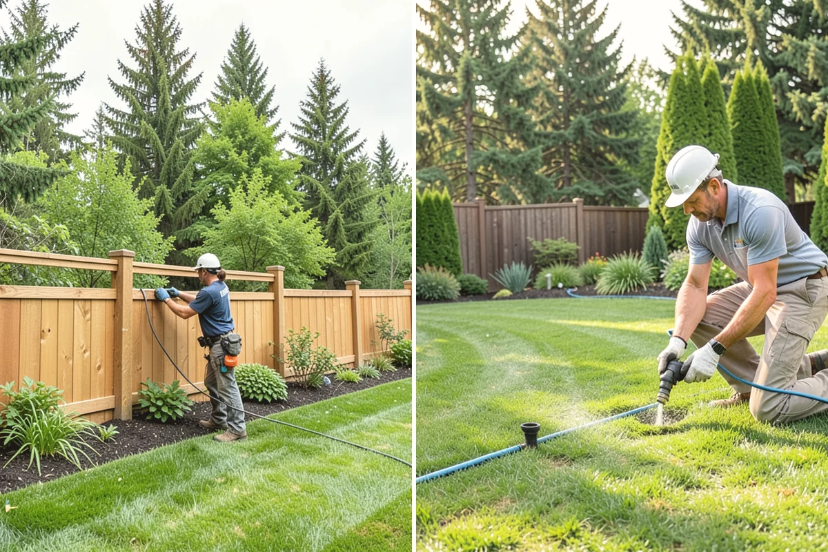 Small Tree Removal in Covington, King County, WA - Assess the tree, lean, and surrounding hazards