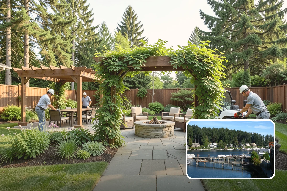 Small Tree Removal in Gig Harbor, Pierce County, WA - Removes saplings, volunteers, and small ornamentals