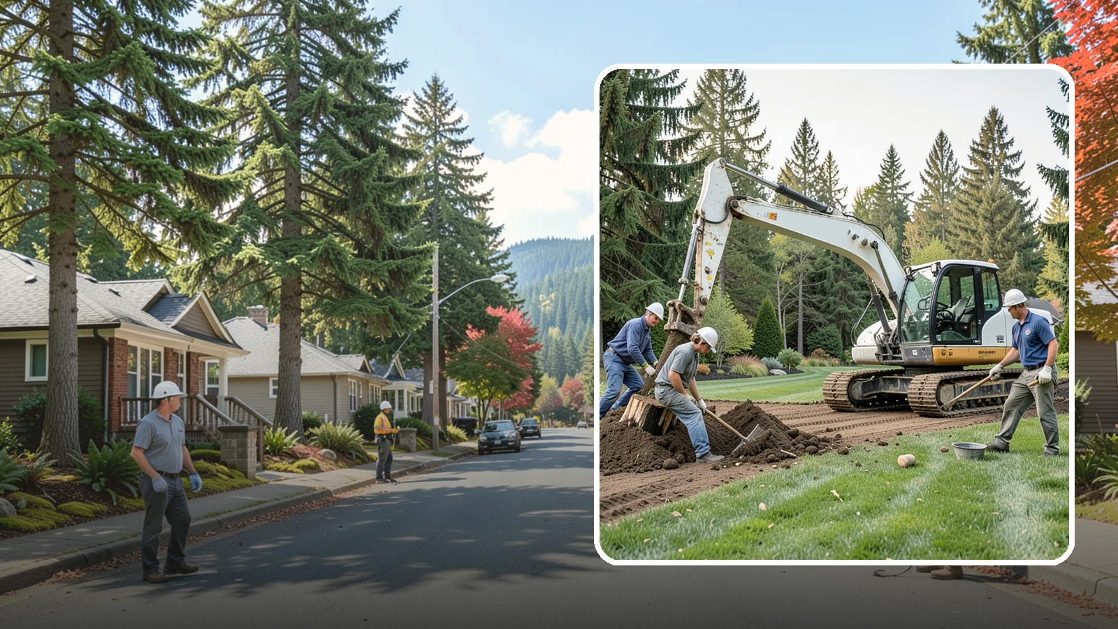 Small Tree Removal in Hunts Point, King County, WA - Safe removal of small trees and saplings, including stump grubbing and full cleanup.