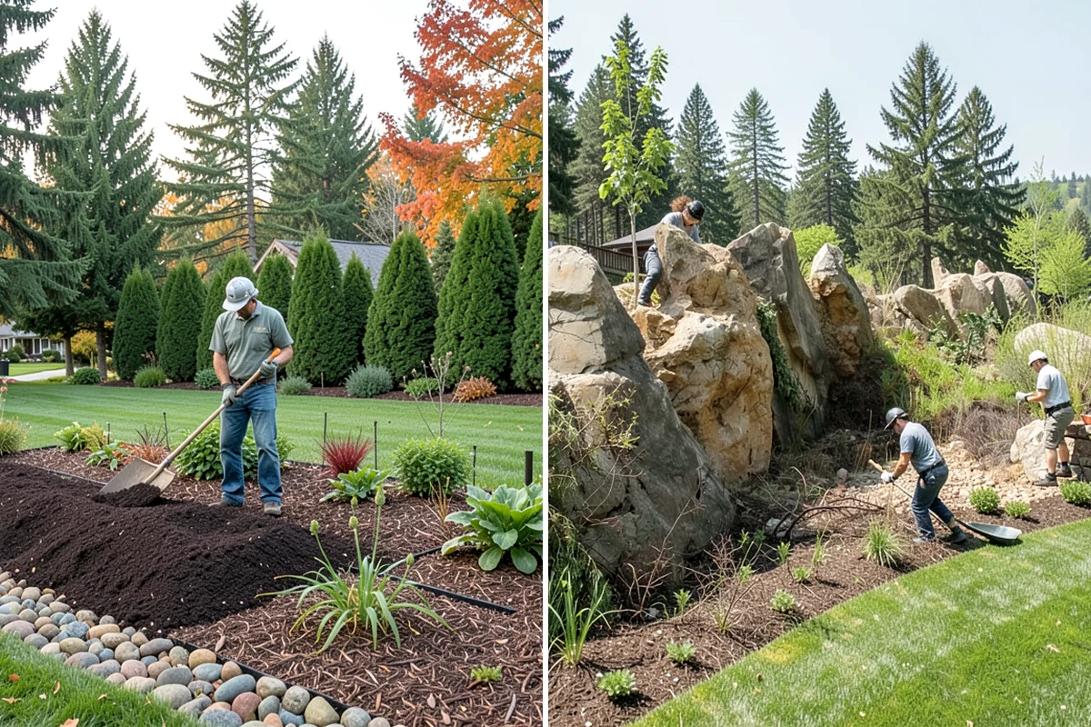 Small Tree Removal in Hunts Point, King County, WA - Assess the tree, lean, and surrounding hazards