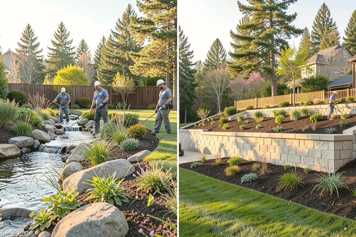Small Tree Removal in Issaquah, King County, WA - Assess the tree, lean, and surrounding hazards