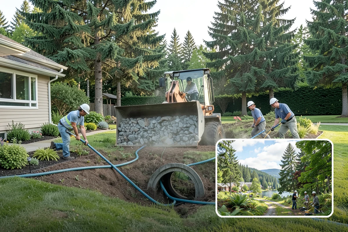Small Tree Removal in Lake Forest Park, King County, WA - Removes saplings, volunteers, and small ornamentals
