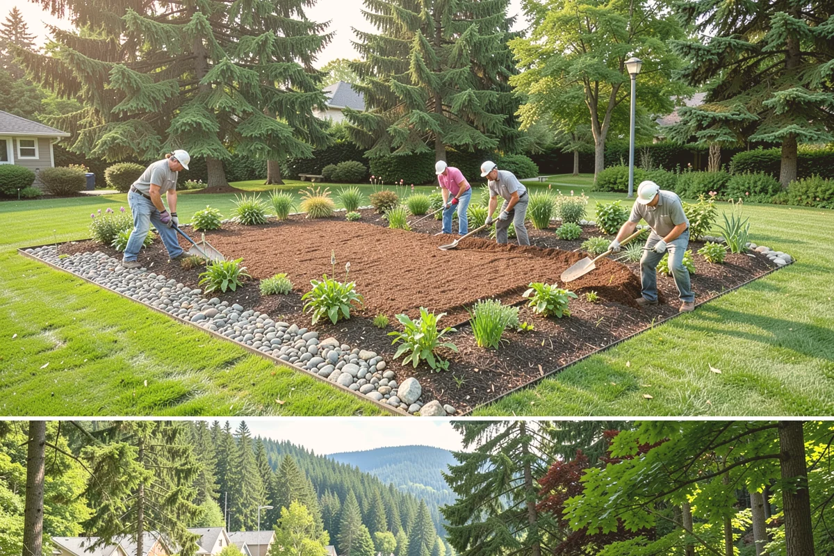 Small Tree Removal in Lake Forest Park, King County, WA - Small removals suit the dormant fall and winter months when PNW leaves are down and the ground works easily.