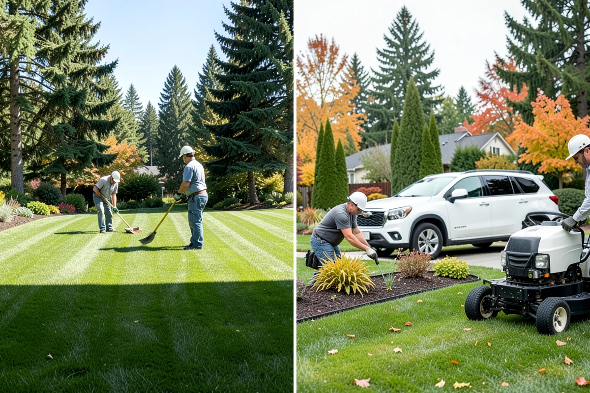 Small Tree Removal in Lyman, Skagit County, WA - Assess the tree, lean, and surrounding hazards