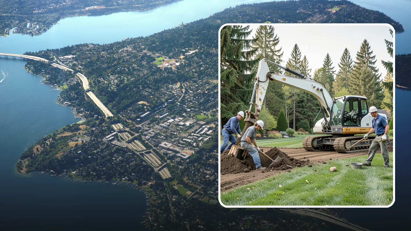 Small Tree Removal in Mercer Island, King County, WA - Safe removal of small trees and saplings, including stump grubbing and full cleanup.