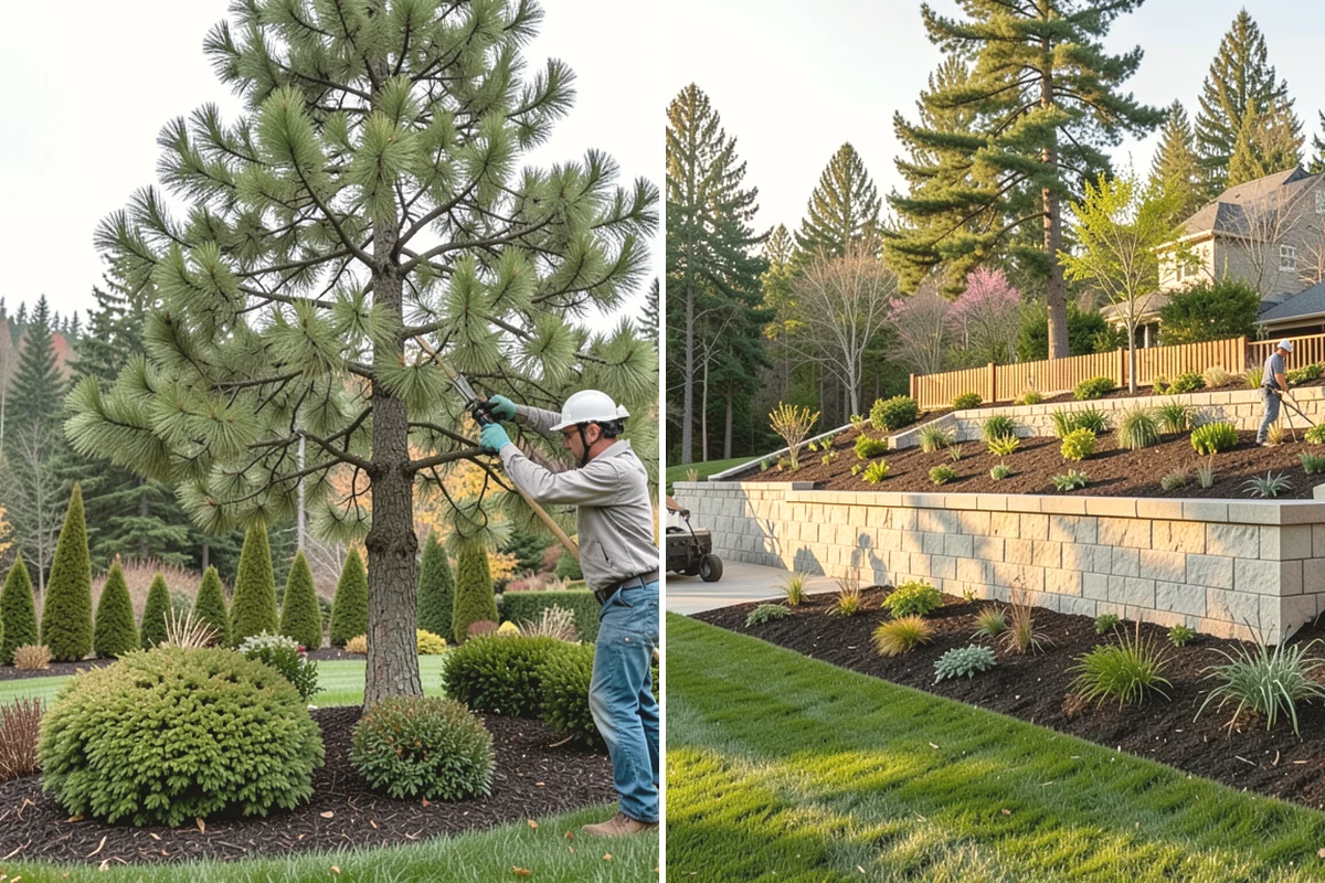 Small Tree Removal in Mill Creek, Snohomish County, WA - Assess the tree, lean, and surrounding hazards