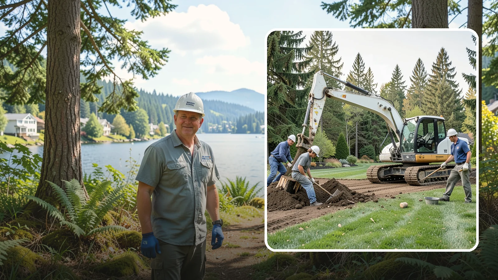 Small Tree Removal in Milton, King County, WA - Safe removal of small trees and saplings, including stump grubbing and full cleanup.