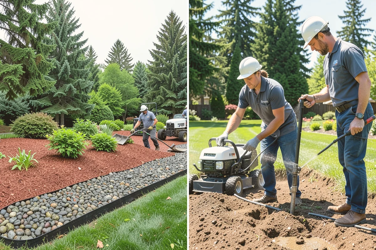 Small Tree Removal in Milton, King County, WA - Assess the tree, lean, and surrounding hazards