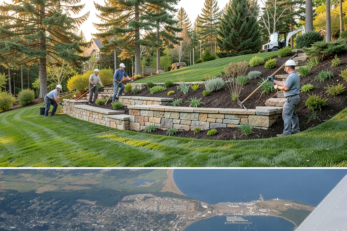 Small Tree Removal in Oak Harbor, Island County, WA - Small removals suit the dormant fall and winter months when PNW leaves are down and the ground works easily.
