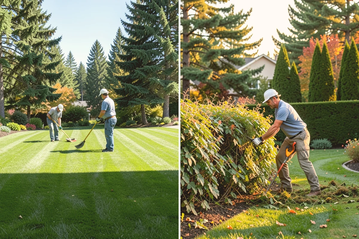 Small Tree Removal in Sammamish, King County, WA - Assess the tree, lean, and surrounding hazards