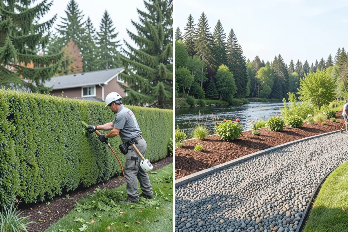 Small Tree Removal in Skykomish, King County, WA - Assess the tree, lean, and surrounding hazards