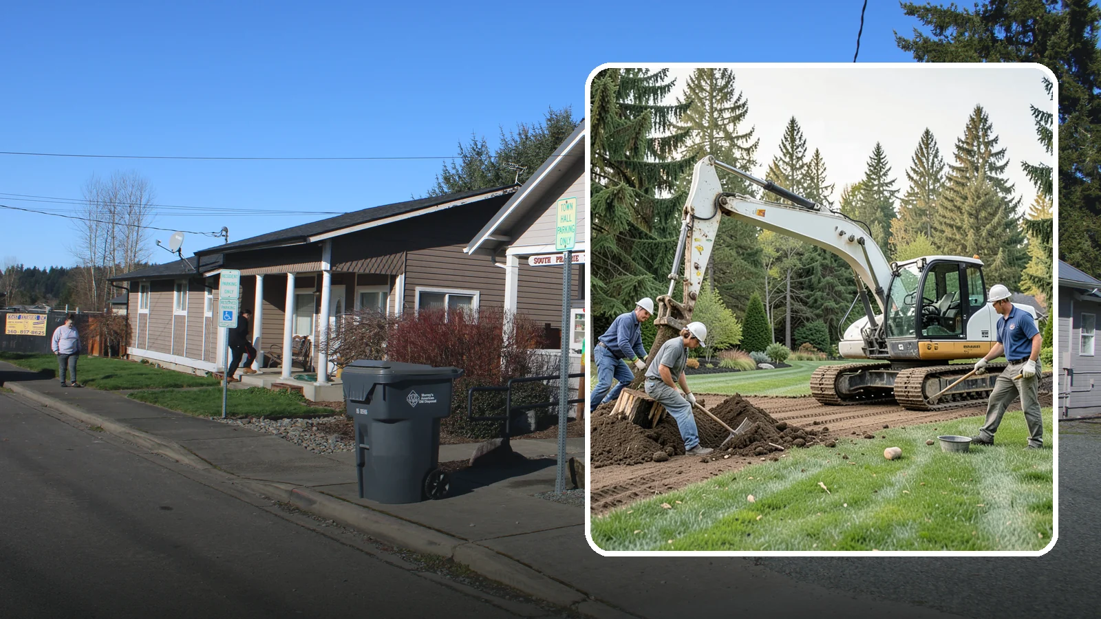 Small Tree Removal in South Prairie, Pierce County, WA - Safe removal of small trees and saplings, including stump grubbing and full cleanup.