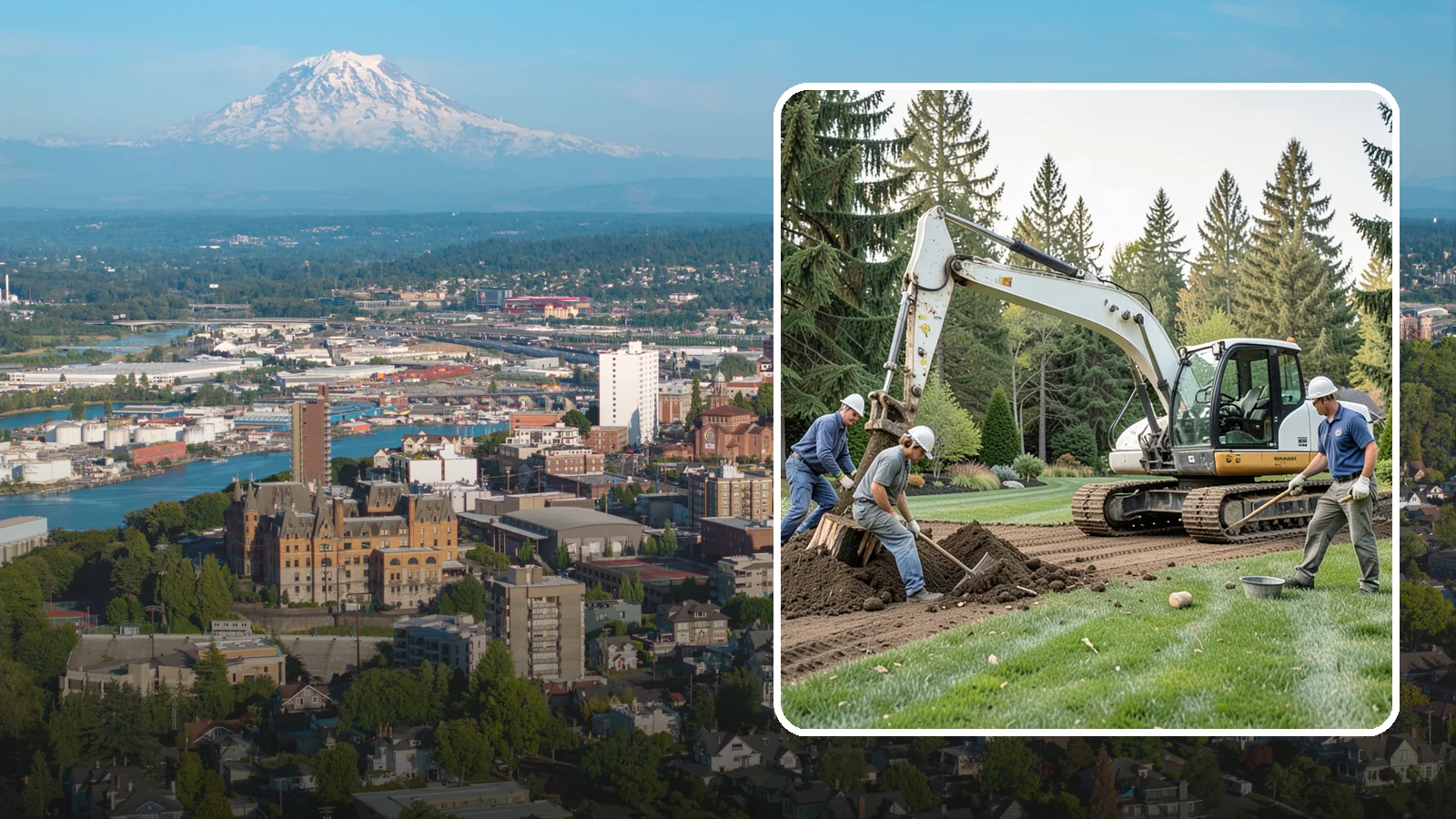 Small Tree Removal in Tacoma, Pierce County, WA - Safe removal of small trees and saplings, including stump grubbing and full cleanup.
