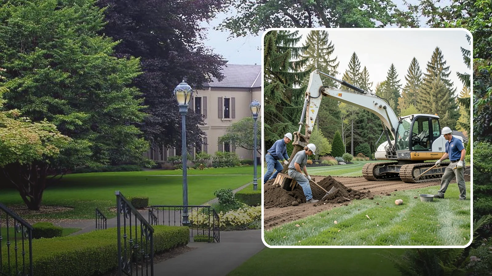 Small Tree Removal in Woodinville, King County, WA - Safe removal of small trees and saplings, including stump grubbing and full cleanup.