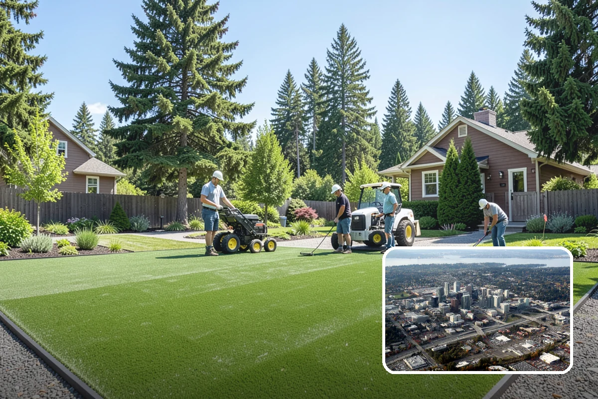 Smart Irrigation Controller Installation in Bellevue, King County, WA - Waters based on real weather and season
