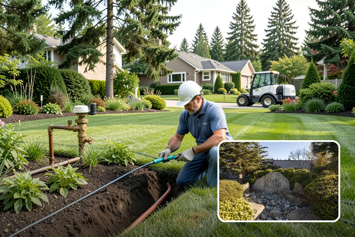 Smart Irrigation Controller Installation in Clyde Hill, King County, WA - Waters based on real weather and season
