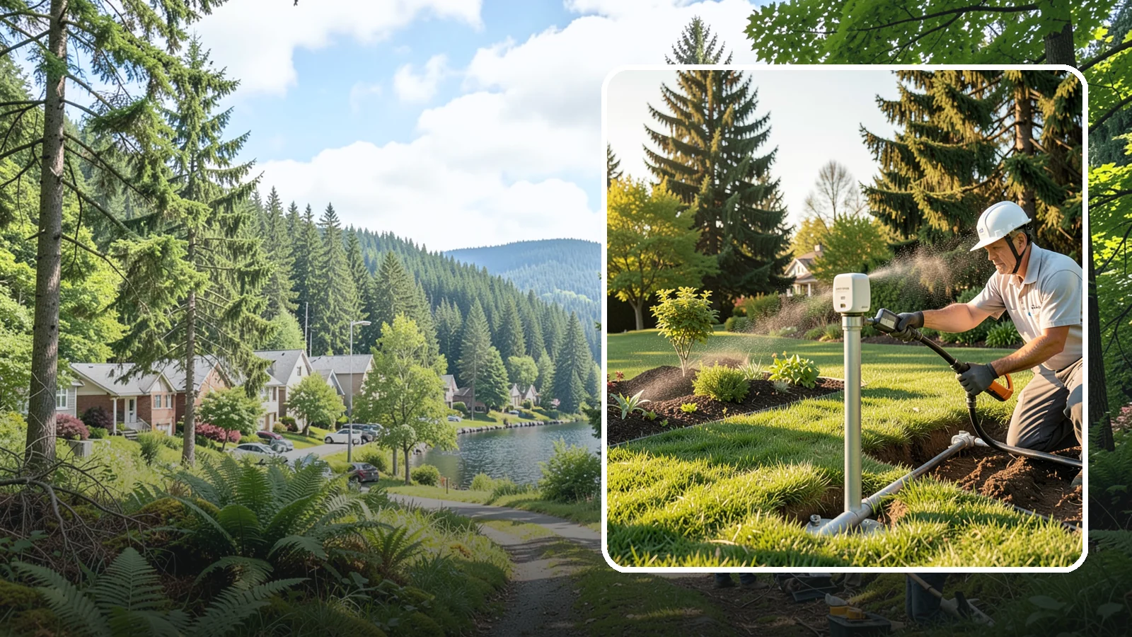 Smart Irrigation Controller Installation in Lake Forest Park, King County, WA - Upgrade to a smart, weather-based controller that waters only when needed and cuts your water bill.