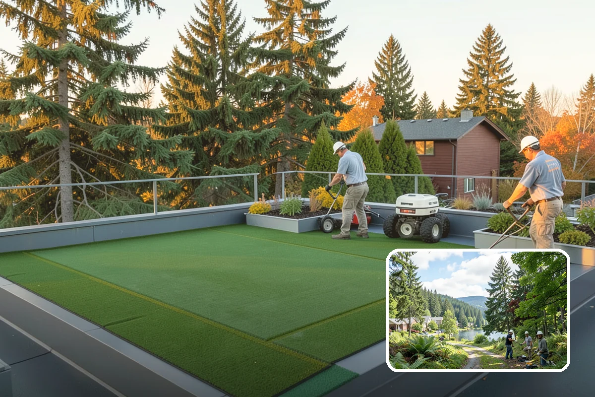 Smart Irrigation Controller Installation in Lake Forest Park, King County, WA - Waters based on real weather and season