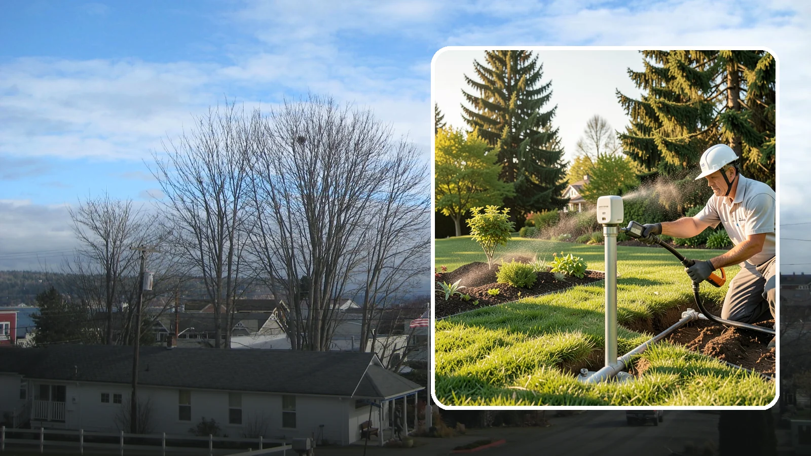 Smart Irrigation Controller Installation in Langley, Island County, WA - Upgrade to a smart, weather-based controller that waters only when needed and cuts your water bill.