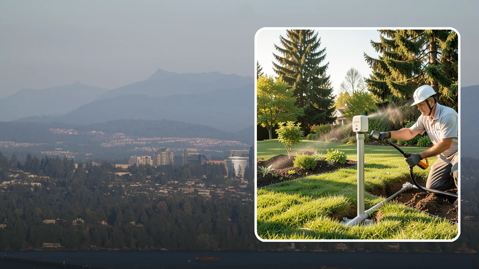 Smart Irrigation Controller Installation in Medina, King County, WA - Upgrade to a smart, weather-based controller that waters only when needed and cuts your water bill.