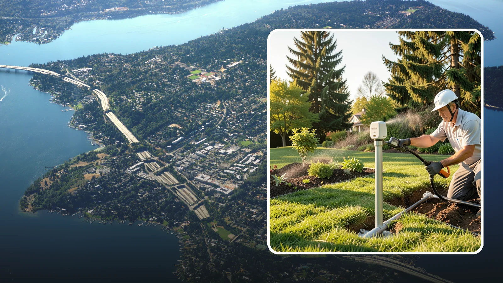Smart Irrigation Controller Installation in Mercer Island, King County, WA - Upgrade to a smart, weather-based controller that waters only when needed and cuts your water bill.