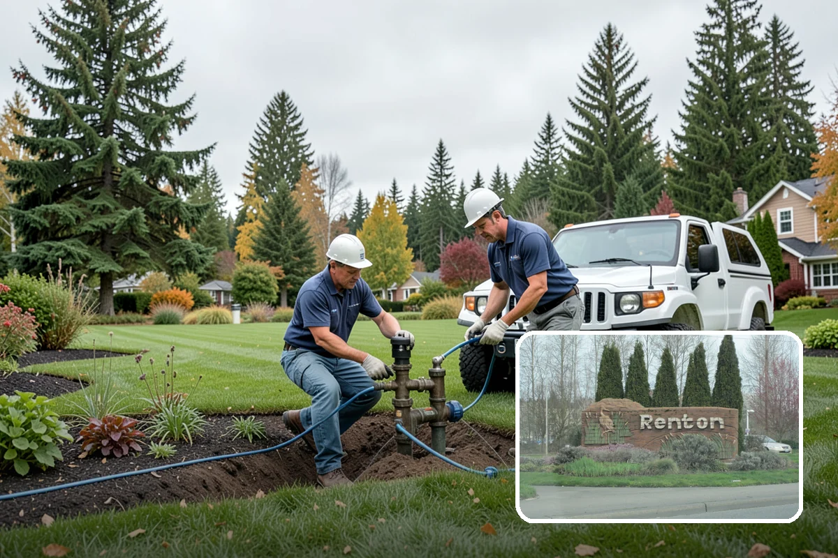 Smart Irrigation Controller Installation in Renton, King County, WA - Waters based on real weather and season