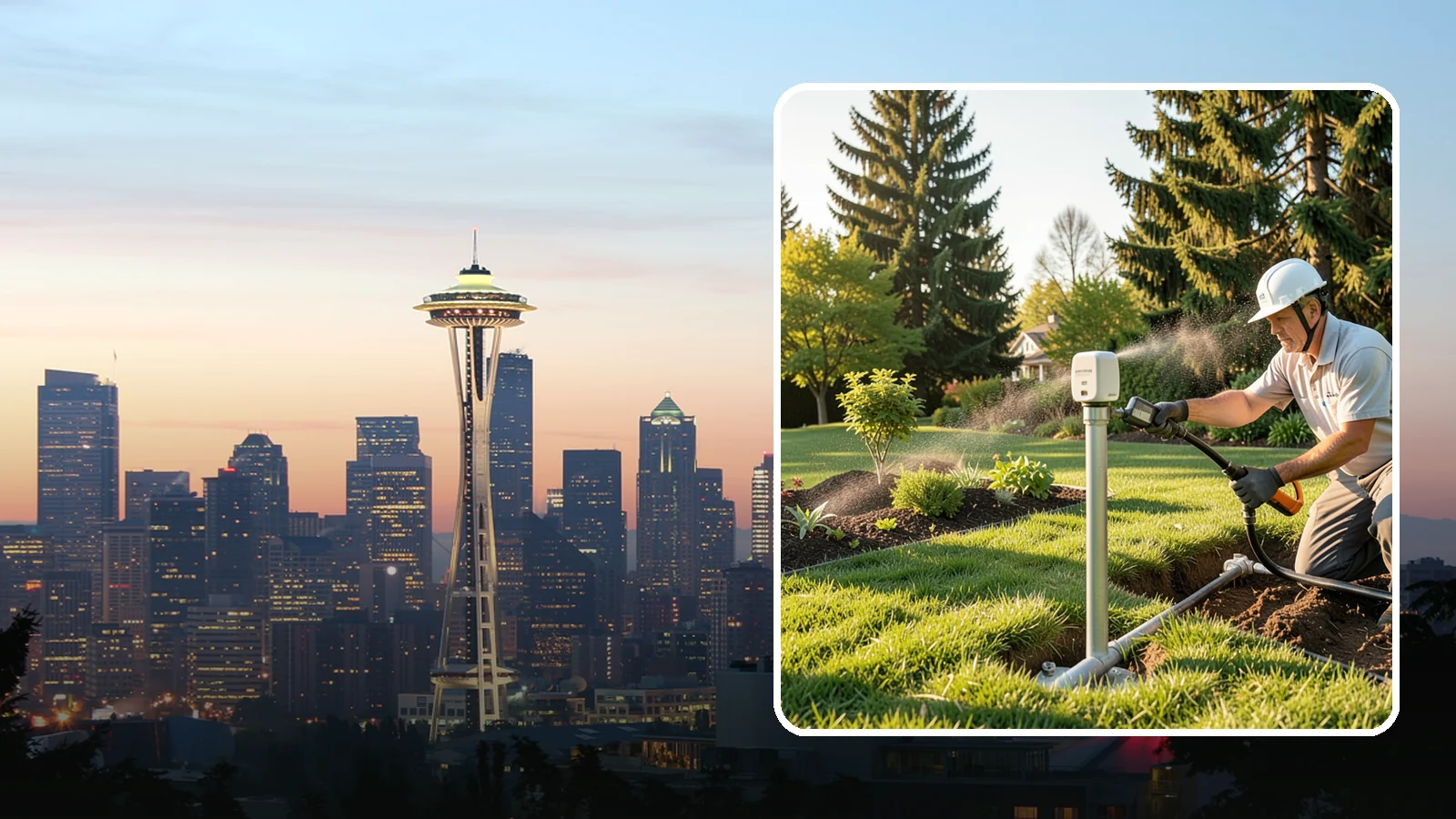 Smart Irrigation Controller Installation in Seattle, King County, WA - Upgrade to a smart, weather-based controller that waters only when needed and cuts your water bill.
