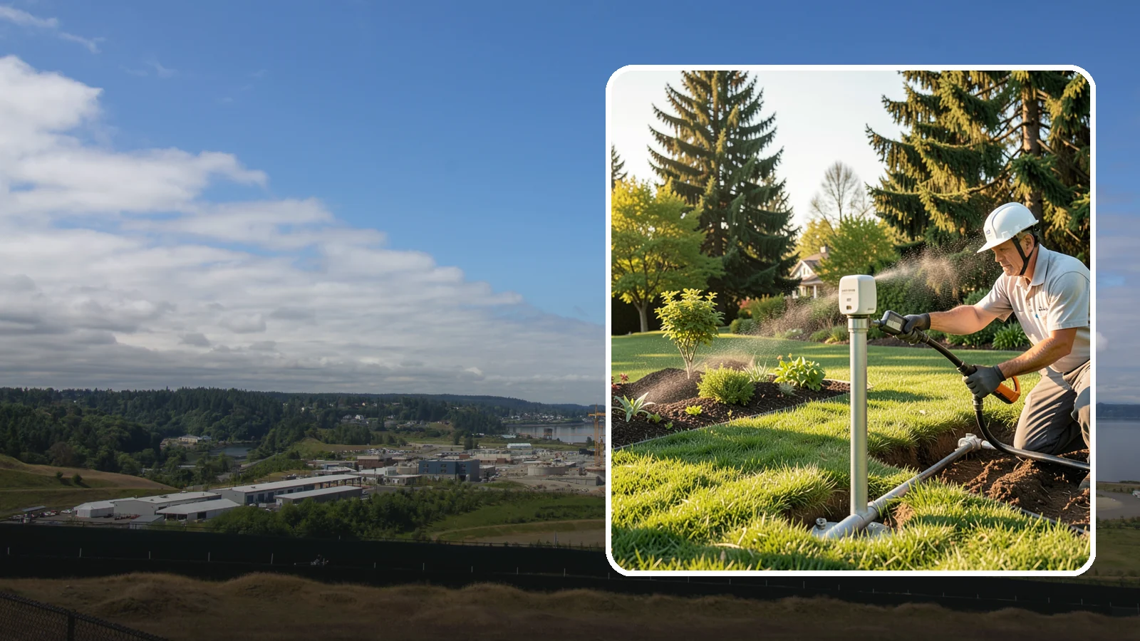 Smart Irrigation Controller Installation in University Place, Pierce County, WA - Upgrade to a smart, weather-based controller that waters only when needed and cuts your water bill.